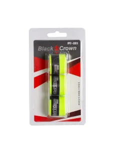 Blister 3 Grips Black Crown Jaune