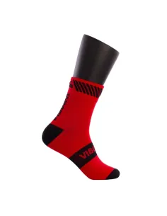 Chaussettes Vibor-A Kait Media Caña Rouge/Noir