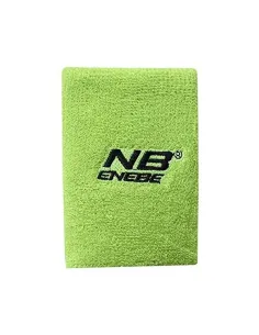Muñequera Enebe Verde Fluor Logo Negro
