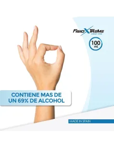 Gel hydroalcoolique Clean Line Fisioxtreme à l'Aloe Vera 100ml